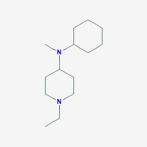 N-cyclohexyl-1-ethyl-N-methyl-4-piperidinamine