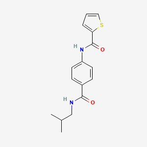 N-{4-[(isobutylamino)carbonyl]phenyl}-2-thiophenecarboxamide