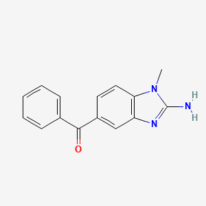 molecular formula C15H13N3O B585930 2-氨基-5-苯甲酰-1-甲基苯并咪唑 CAS No. 66066-76-0