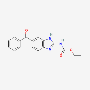 molecular formula C17H15N3O3 B585933 Ethyl (5-benzoyl-1H-benzimidazol-2-yl)carbamate CAS No. 31430-19-0
