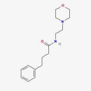 N-[2-(4-morpholinyl)ethyl]-4-phenylbutanamide