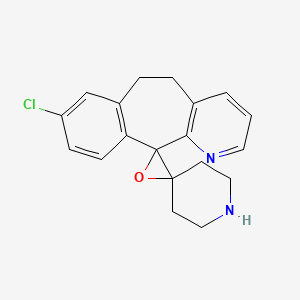 molecular formula C19H19ClN2O B585937 地氯雷他定环氧化物 CAS No. 1346604-23-6