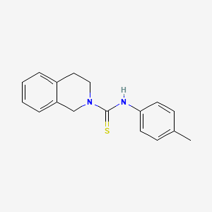 molecular formula C17H18N2S B5859377 N-(4-methylphenyl)-3,4-dihydro-2(1H)-isoquinolinecarbothioamide 