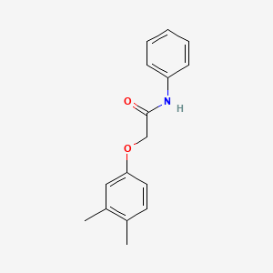 molecular formula C16H17NO2 B5859380 2-(3,4-dimethylphenoxy)-N-phenylacetamide 