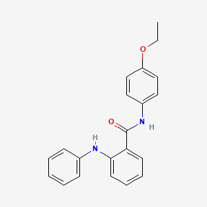 molecular formula C21H20N2O2 B5859390 2-anilino-N-(4-ethoxyphenyl)benzamide 