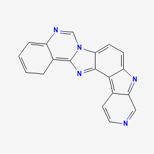 molecular formula C19H11N5 B585942 1H-Pyrido[3'',4'':2',3']indolo[4',5':4,5]imidazo[1,2-c]quinazoline CAS No. 158537-58-7