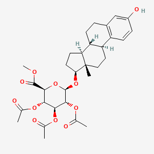 17|A-Estradiol 17-(2,3,4-Tri-O-acetyl-|A-D-glucuronide Methyl Ester)