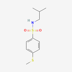 N-isobutyl-4-(methylthio)benzenesulfonamide