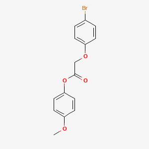molecular formula C15H13BrO4 B5859553 4-methoxyphenyl (4-bromophenoxy)acetate 