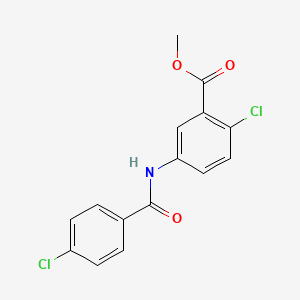 methyl 2-chloro-5-[(4-chlorobenzoyl)amino]benzoate