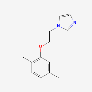 molecular formula C13H16N2O B5859597 1-[2-(2,5-dimethylphenoxy)ethyl]-1H-imidazole 