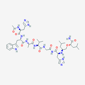 Gastrin releasing peptide (20-27), N-acetyl-leu(26)-psi(CH2O)leu(27)-