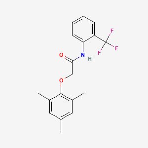 2-(mesityloxy)-N-[2-(trifluoromethyl)phenyl]acetamide
