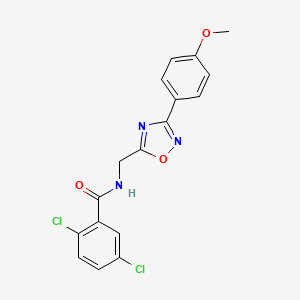 2,5-dichloro-N-{[3-(4-methoxyphenyl)-1,2,4-oxadiazol-5-yl]methyl}benzamide