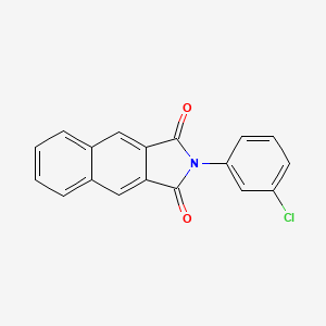 molecular formula C18H10ClNO2 B5859624 2-(3-chlorophenyl)-1H-benzo[f]isoindole-1,3(2H)-dione 