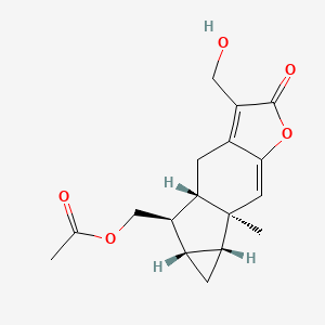 molecular formula C17H20O5 B585965 静冈内酯 H CAS No. 1136932-34-7