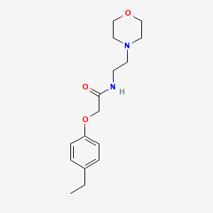 molecular formula C16H24N2O3 B5859682 2-(4-ethylphenoxy)-N-[2-(4-morpholinyl)ethyl]acetamide 