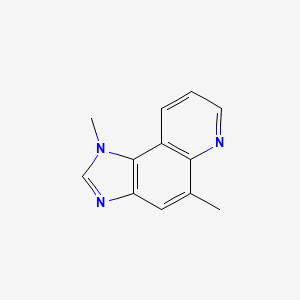 molecular formula C12H11N3 B585971 1,5-Dimethyl-1H-imidazo[4,5-F]quinoline CAS No. 147057-23-6