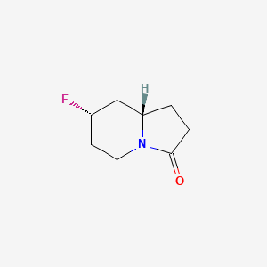 (7S,8aS)-7-fluoro-2,5,6,7,8,8a-hexahydro-1H-indolizin-3-one
