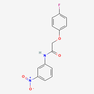 molecular formula C14H11FN2O4 B5859773 2-(4-fluorophenoxy)-N-(3-nitrophenyl)acetamide 
