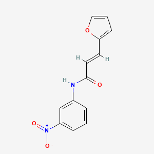 molecular formula C13H10N2O4 B5859828 3-(2-furyl)-N-(3-nitrophenyl)acrylamide 