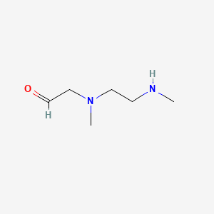 molecular formula C6H14N2O B585987 {Methyl[2-(methylamino)ethyl]amino}acetaldehyde CAS No. 155085-92-0