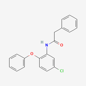 molecular formula C20H16ClNO2 B5859923 N-(5-chloro-2-phenoxyphenyl)-2-phenylacetamide 