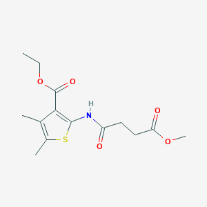 ethyl 2-[(4-methoxy-4-oxobutanoyl)amino]-4,5-dimethyl-3-thiophenecarboxylate