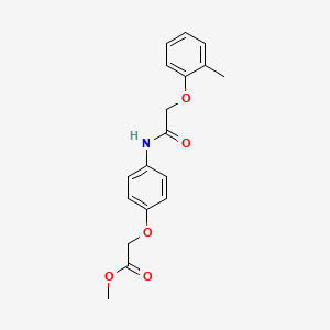 methyl (4-{[(2-methylphenoxy)acetyl]amino}phenoxy)acetate