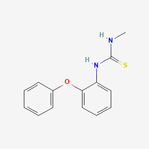 molecular formula C14H14N2OS B5859987 N-methyl-N'-(2-phenoxyphenyl)thiourea 