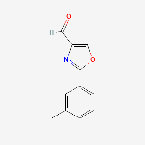 molecular formula C11H9NO2 B586002 2-M-tolyl-oxazole-4-carbaldehyde CAS No. 154136-89-7