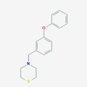 4-(3-phenoxybenzyl)thiomorpholine