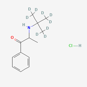 Deschloro Bupropion-d9 Hydrochloride