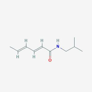 molecular formula C10H17NO B586007 2,4-Hexadecadienoyl isobutyramide CAS No. 82240-09-3