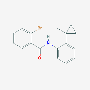 molecular formula C17H16BrNO B5860079 2-bromo-N-[2-(1-methylcyclopropyl)phenyl]benzamide 