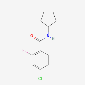 4-chloro-N-cyclopentyl-2-fluorobenzamide