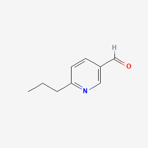 molecular formula C9H11NO B586010 6-Propylnicotinaldehyde CAS No. 143142-34-1