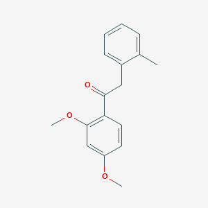 1-(2,4-dimethoxyphenyl)-2-(2-methylphenyl)ethanone