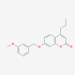 7-[(3-methoxybenzyl)oxy]-4-propyl-2H-chromen-2-one