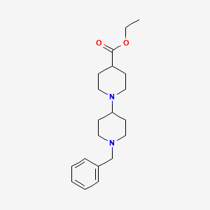 molecular formula C20H30N2O2 B5860140 ethyl 1'-benzyl-1,4'-bipiperidine-4-carboxylate 