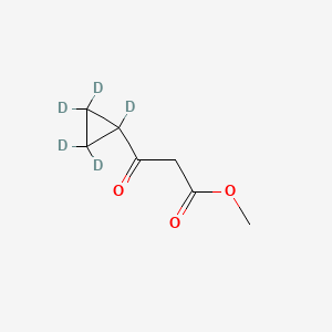 3-Cyclopropyl-3-oxopropanoic-d5 Acid Methyl Ester