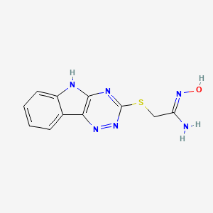 N'-hydroxy-2-(5H-[1,2,4]triazino[5,6-b]indol-3-ylthio)ethanimidamide