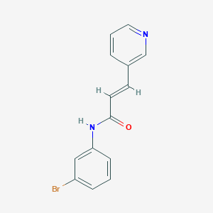 N-(3-bromophenyl)-3-(3-pyridinyl)acrylamide