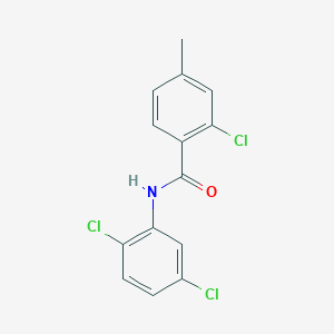 molecular formula C14H10Cl3NO B5860232 2-chloro-N-(2,5-dichlorophenyl)-4-methylbenzamide 