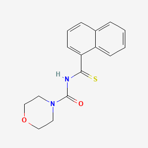 N-(1-naphthylcarbonothioyl)-4-morpholinecarboxamide