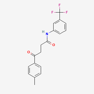 4-(4-methylphenyl)-4-oxo-N-[3-(trifluoromethyl)phenyl]butanamide