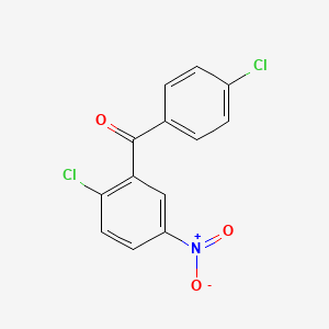 molecular formula C13H7Cl2NO3 B5860295 (2-chloro-5-nitrophenyl)(4-chlorophenyl)methanone 