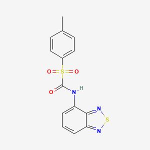 N-{[(4-methylphenyl)sulfonyl]carbonyl}-2,1,3-benzothiadiazol-4-amine