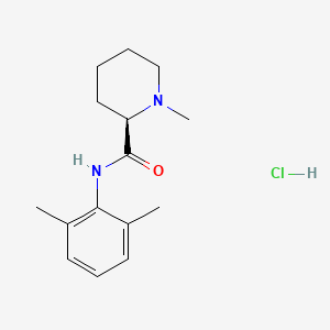 molecular formula C15H23ClN2O B586032 (R)-(-)-Mepivacaine Hydrochloride CAS No. 34333-72-7