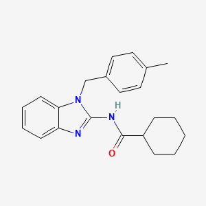 N-[1-(4-methylbenzyl)-1H-benzimidazol-2-yl]cyclohexanecarboxamide